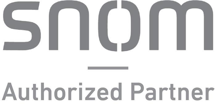 snom authorized partner logo